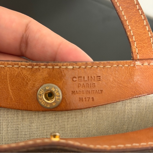 Celine Brown Macadam Small Tote Authentic - Picture 4 of 11